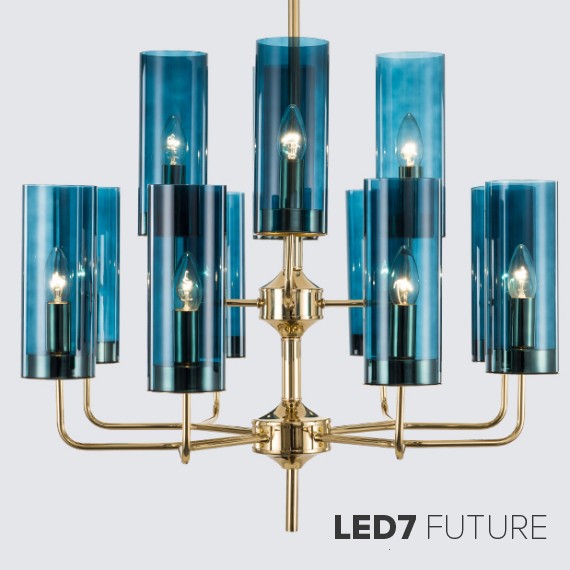 Loft Industry Modern - Rainbow Chandelier3